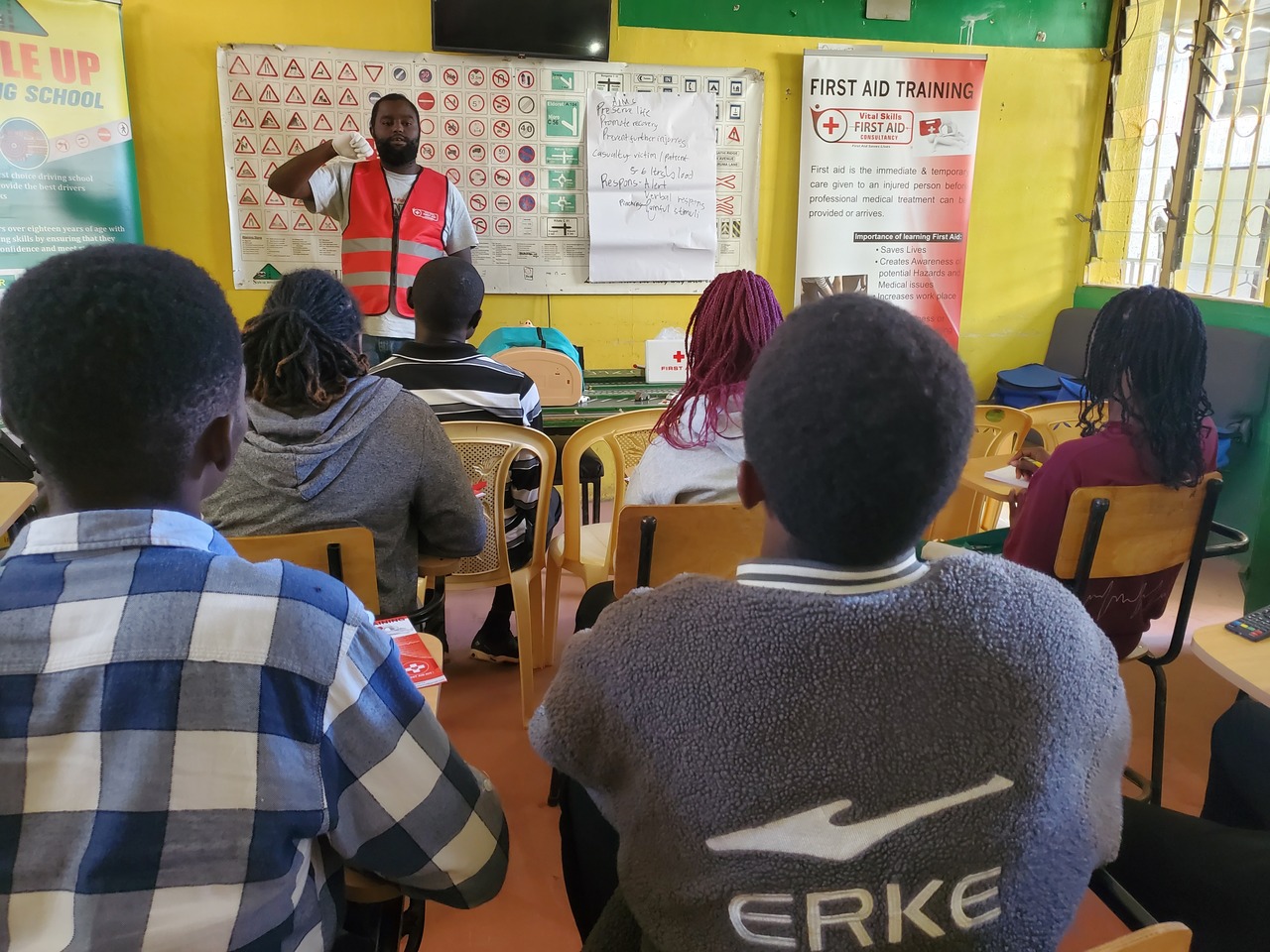 Instructor Demonstrating Technique
